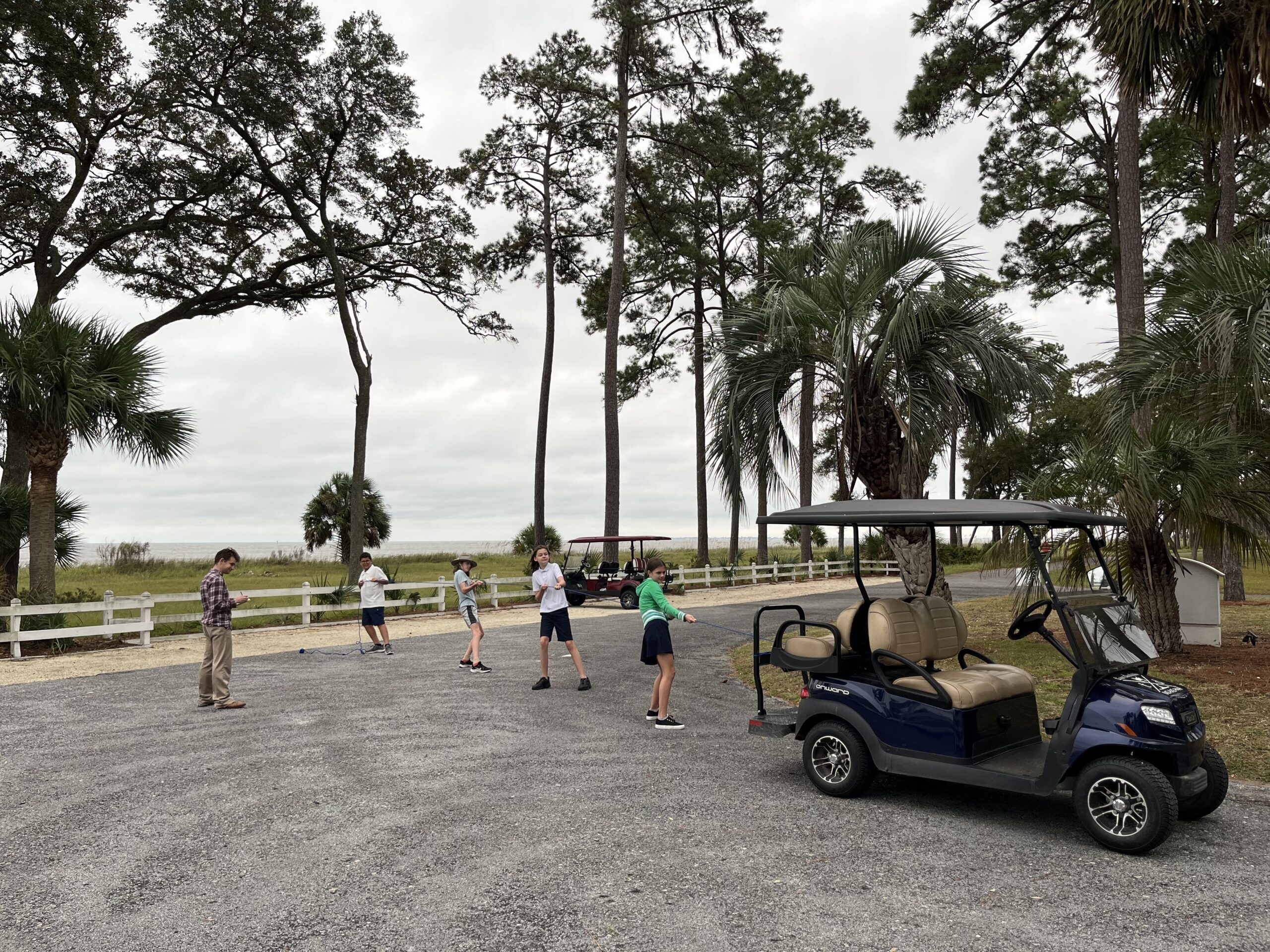 Golf cart pull